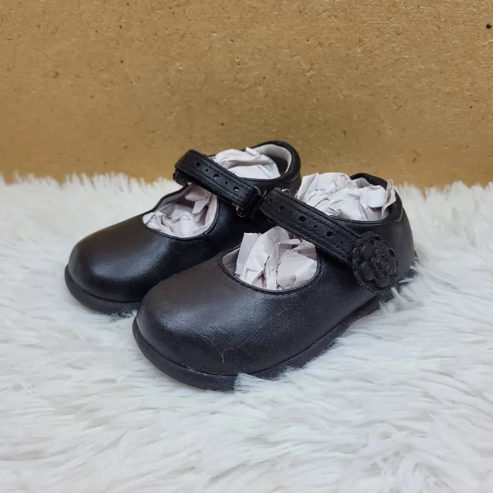 Stride Rite Infant Black Nicolette Mary Janes Size 5 M